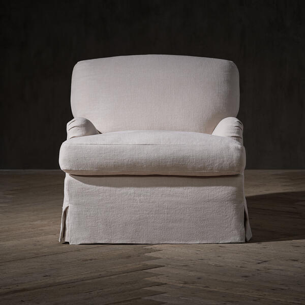 Newark Chair-Hemp Linen Snow